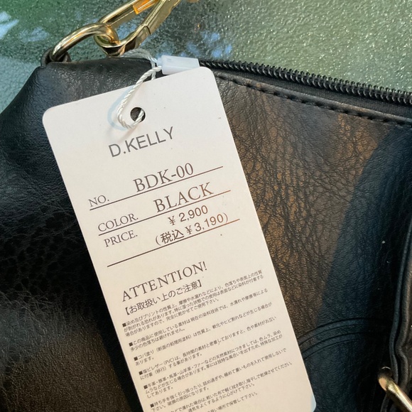 D. Kelly Japan Black Leather Purse NWT - Picture 7 of 7
